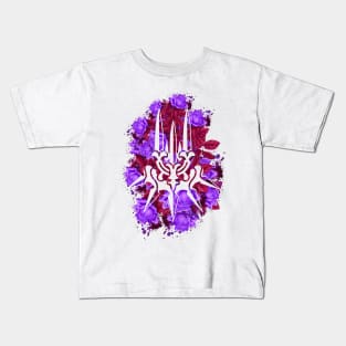 CLAN - Purple Flowers Style Kids T-Shirt